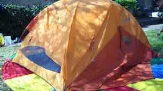 Marmot Limelight 3P Backpacking Tent Pitch 31910 Ten Minute Tent [upl. by Llyrehc]