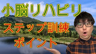 『小脳のリハビリ』ステップ訓練のポイント [upl. by Halik]