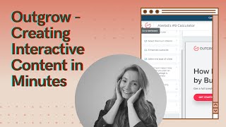 Outgrow Tutorial  Creating Interactive Content in Minutes [upl. by Herold]