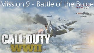 Call of Duty WW2  Mission 9 Battle of the Bulge  Campaign Playthrough COD WW II Full HD [upl. by Putnem413]