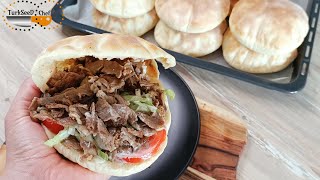 PAIN KEBAB MAISON Très Facile Avec Du Lait SousTitré [upl. by Saundra]