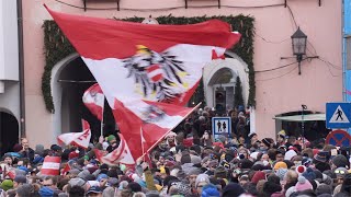 80 Hahnenkammrennen 2020  Medienrummel und FanzoneFun [upl. by Sallee]