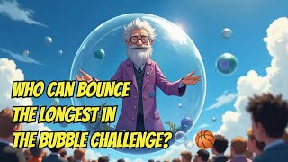 The Bubble Bounce Challenge 🫧🏀  Who Can Stay in the Air Longest [upl. by Nywroc]