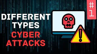 Different types of Cyber Attacks  4 most common cyber attacks Part 1 [upl. by Yeleak]