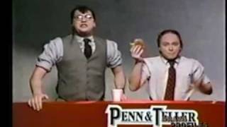 Penn and Teller defying gravity on Saturday Night Live [upl. by Ashman]