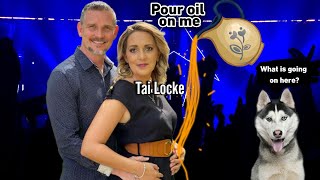 Greg Lockes wife pours jug of oil all over her body during crazy Pentecostal church service [upl. by Grosvenor]