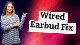 Why is only one of my wired earbuds working [upl. by Rosenblum]