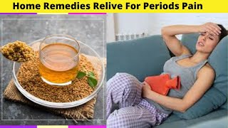 Home Remedies For Reduce Period Pain Instantly Easy Ways To Relive Period Cramps At Home [upl. by Ensoll]