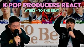 Musicians react amp review ♡ ATEEZ  To The Beat [upl. by Akcirahs78]