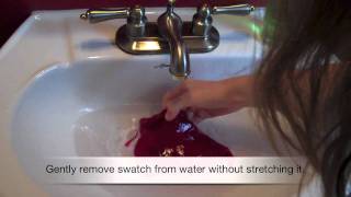 How to Wash and Block a Swatch [upl. by Eddie]