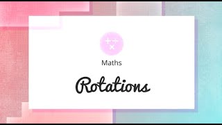 GCSE Maths  Rotations [upl. by Esialb]