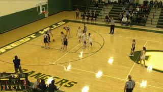 20212022 Girls Basketball D6 3A Quarters Penns Valley at Forest Hills [upl. by Natsyrt815]