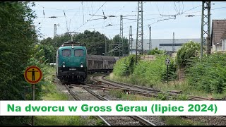 Przy torach Na dworcu w Gross Gerau lipiec 2024 [upl. by Klement]