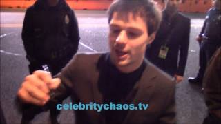 Danila Kozlovsky greets fans at Vampire Academy [upl. by Ahseem]