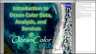 Discover NASA Ocean Color Data and Services at OBDAAC [upl. by Christiansen]