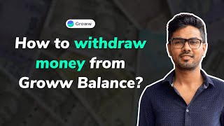 How to withdraw money from Groww Balance English [upl. by Silliw]