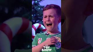 🎵 Stevie sings Irelands Call on Toy Show  Its the best day of my life 🎄🎉 Christmas Shorts [upl. by Volnak962]