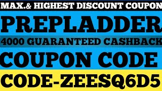 prepladder prepladder subscription discount CODEZEESQ6D5 prepladder coupon codeprepladder coupon [upl. by Ahsemal]