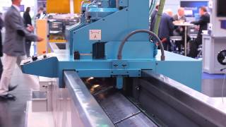 Göckel G56elTT Full automatic carbide grinding machine DRUPA 2012mp4 [upl. by Wordoow]