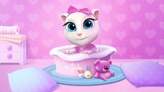 My Talking Angela Level 300 Vs Level 3000  Gameplay Great Makeover for Kids HD [upl. by Mastic]