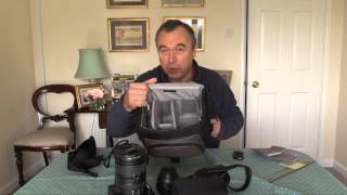 Lowepro Nova 180 AW  Camera Bag Review [upl. by Idnil]