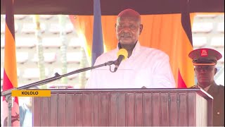 20242025 National budget  Museveni decries corruption warns against unnecessary borrowing [upl. by Eanrahs]