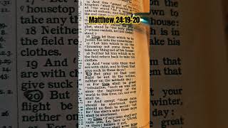 Matthew 241920 jesus bibleverseofthedayexplained sabbath [upl. by Lubow]