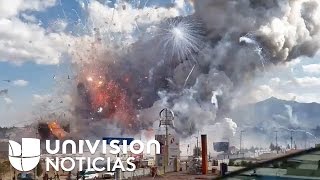 Cuestionan el cumplimiento de regulaciones en mercado de pirotecnia que explotó en México [upl. by Moriyama]