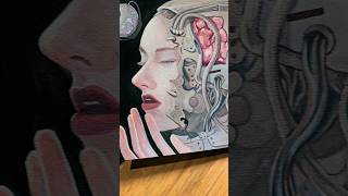 Instagram lemonboyoo ✨️ artistonyoutube microwave challenge gouache art process painting [upl. by Ayamat]