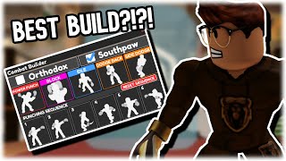 I MADE THE BEST BUILD IN BOXING BETA  Combat Builder Builds [upl. by Alset]