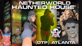 VLOGTOBER 01 Netherworld Haunted House Tour MustVisit Halloween Attraction in Atlanta [upl. by Saibot191]