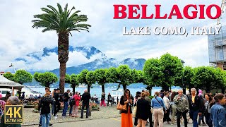 Bellagio Italy 🇮🇹 Lake Como  Walking Tour  4K UHD  with Captions [upl. by Amory409]