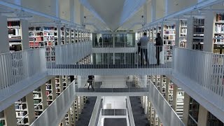 Eindrücke von der neuen Bereichsbibliothek am Campus Loefflerstraße [upl. by Meeharbi]