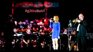 Elly Hoyt and James Morrison with the Con Artists  G20 Cultural Celebrations Riverstage [upl. by Attenborough]