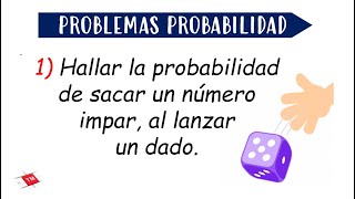 PROBLEMA 1  PROBABILIDADES [upl. by Aelam]