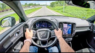 Volvo XC40 15 163HP 0100 POV Test Drive 1731 Joe Black [upl. by Nosde]