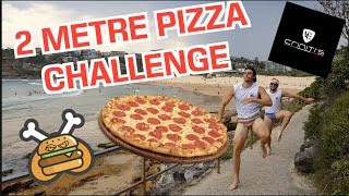 Crinitis 2 METERS Pizza Challenge  ft Take On Me Parody [upl. by Iamhaj]