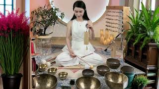 Cure Insomnia Naturally with Tibetan Singing Bowls for Deep Sleep Meditation [upl. by Helene]