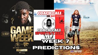 COLORADO VS KANSAS STATE PREDICTIONS amp COLLEGE FOOTBALL WEEK 7 10112024 [upl. by Dlanar]