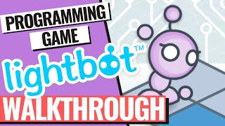 Learn Programming  Lightbot  Game Walkthrough  Hour of Code [upl. by Nodab]