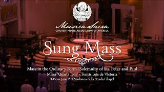 CMAA Colloquium 2018  Mass in the Ordinary Form  Solemnity of Sts Peter and Paul [upl. by Cory]