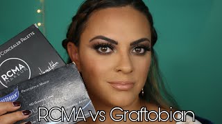 RCMA Vs Graftobian Palette 🎨 Glamour By B 🌹 [upl. by Aggappe263]