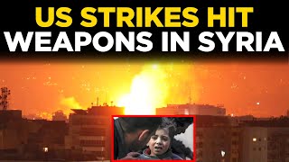 Syria War Live  US Strikes Hit Weapons In Eastern Syria  World News  Putin  Aleppo  Trump Live [upl. by Anek745]