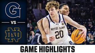 Georgetown vs Notre Dame Game Highlights  202324 ACC Men’s Basketball [upl. by Lowrie]