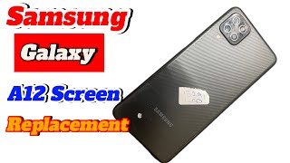 A12 screen replacement  Samsung Galaxy A12 dissemble amp Assembling step by step [upl. by Ydnak]