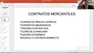 CONFERENCIA quotCONTRATOS MERCANTILES EN MÉXICOquot [upl. by Anabal]