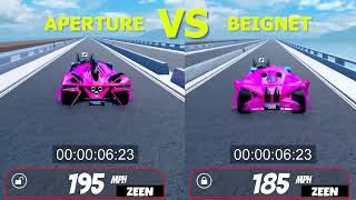 Aperture is Faster than Beignet Roblox Jailbreak [upl. by Anasiul573]