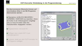 DXFKonverter auf dem HEIDENHAINProgrammierplatz [upl. by Gill]