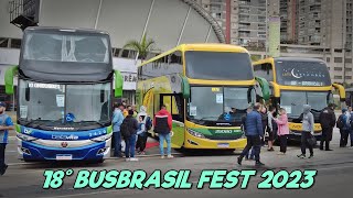 18° BUS BRASIL FEST BARUERI 2023  MUITOS ÔNIBUS NESTA EDIÇÃO [upl. by Yelrihs]