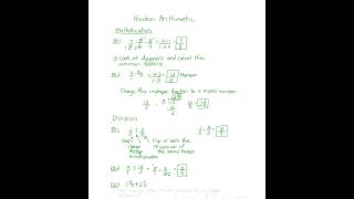 Multiplying amp Dividing Fractions [upl. by Nomyaw]